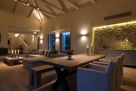  dining area at night