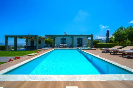   pool and sunbeds