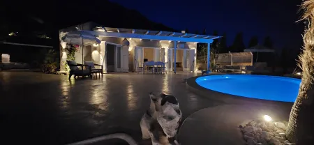  villa at night