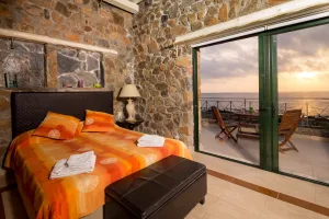 Magnificent sea view at Villa Amphitriti with private pool near Elafonisi beach