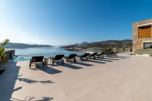 Luxuriously designed Villa Spinaloga IVV, just minutes from the beach, with a private pool in Elounda