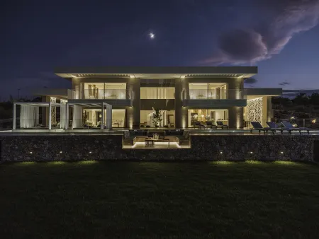  villa at night