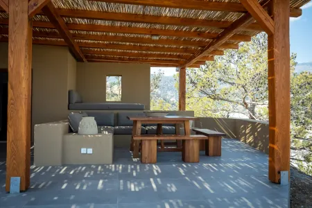  Cottage terrace with sofa