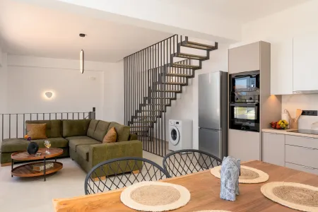  Living room and kitchen