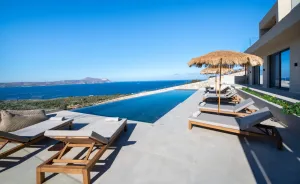 New Luxury Villa Yasmin with Heated Pool & Sea Views in Chania, Crete