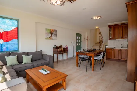  Living room and kitchen