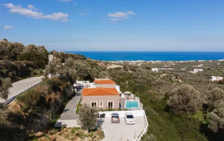  Aerial Shot of the villas with view to the sea