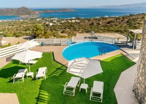 Villa Acros Seaview with Private Pool BBQ Just 1 km from Elounda Bay