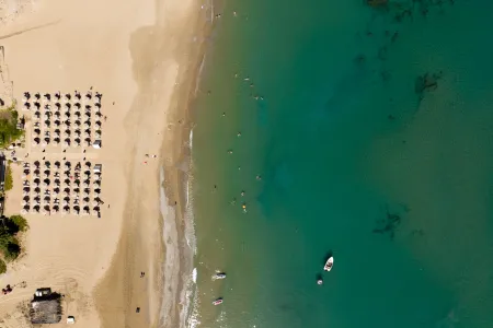 nearby beach