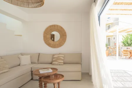  living room with poolside entrance