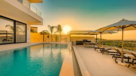  Pool at sunset